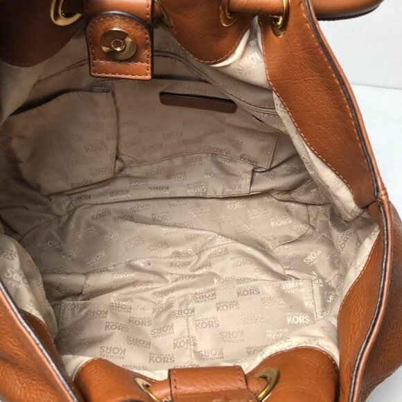 Michael Kors Pebbled Leather Hobo Bag - Picture 9 of 11